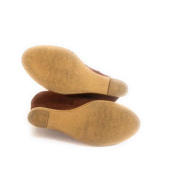 Kelsi Dagger Women Suede Wedges Buckle Boots 9 M - Picture 7 of 8